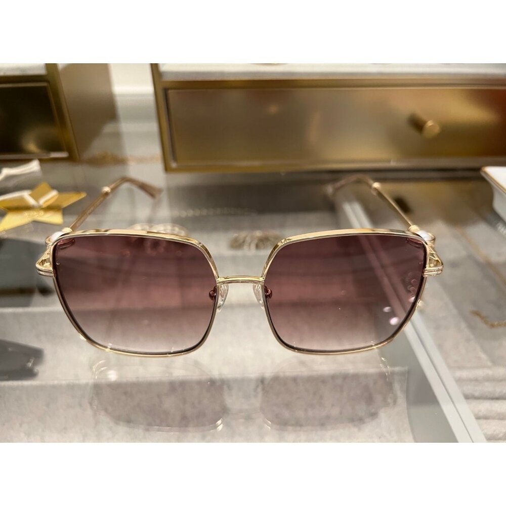 Missoma & LE SPECS AQUARIUS SPHERE OVERSIZED SQUARE SUNGLASSES